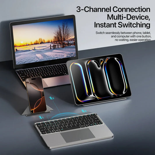 Touch Nova | Foldable Wireless Keyboard with Touchpad